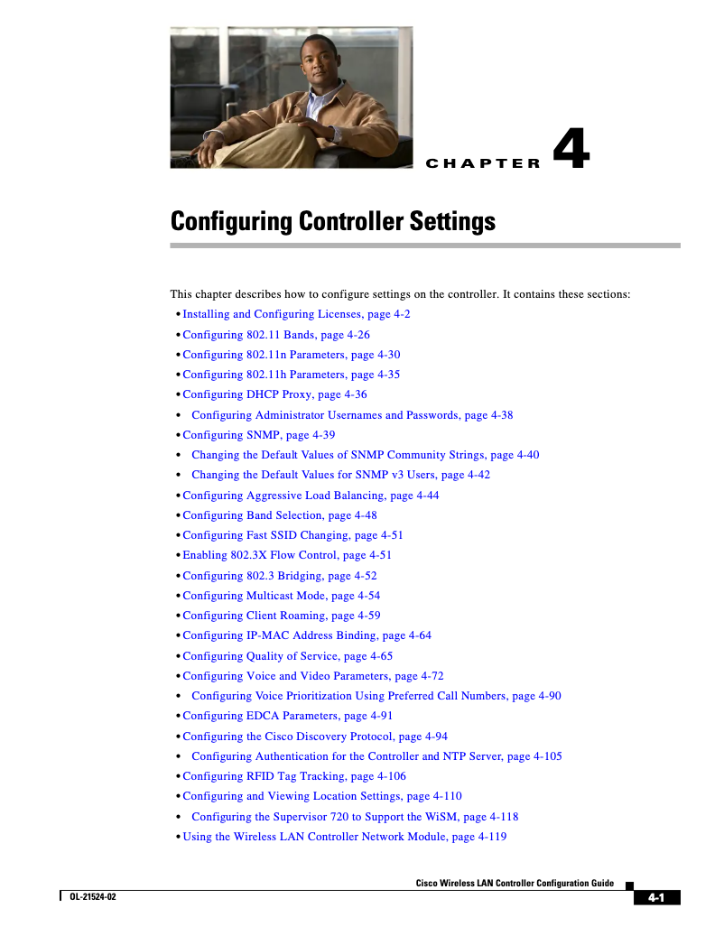 Page 1 de la notice Manuel utilisateur Cisco 2504