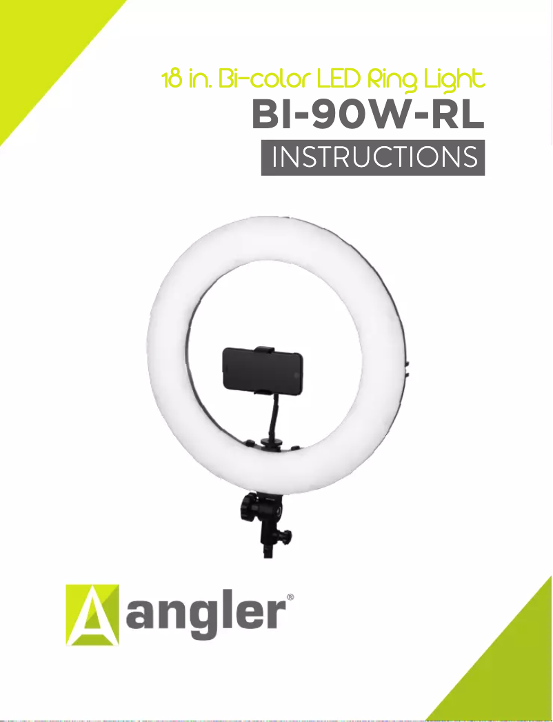 Page 1 of the manual User Manual Angler BI-90W-RL