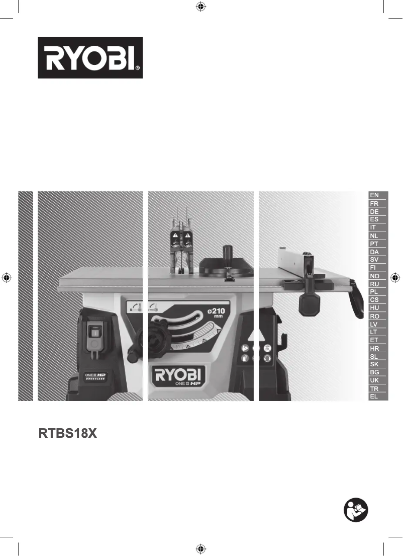 First page image of the manual for One+ RTBS18X