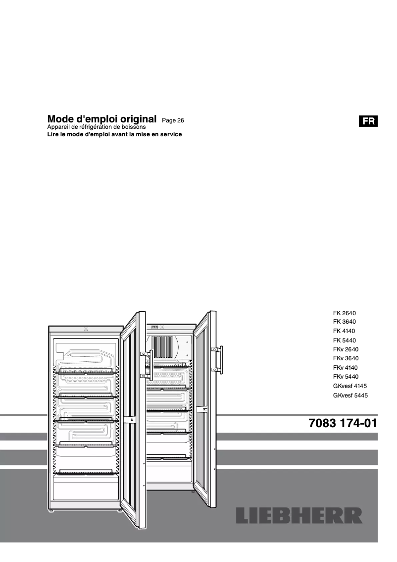 First page image of the manual for GKvesf 5445
