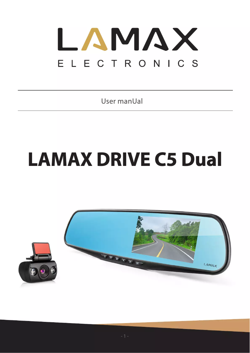 Page 1 of the manual User Manual Lamax Drive C5