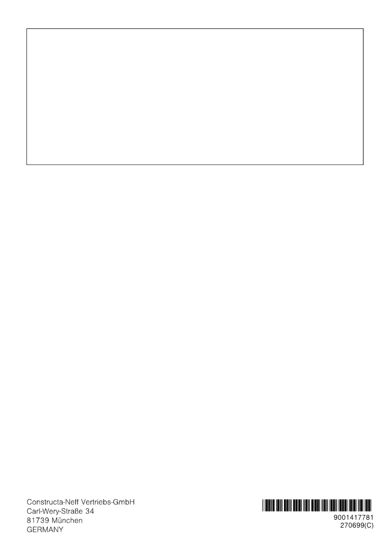 First page image of the manual for CH9M10H61Y