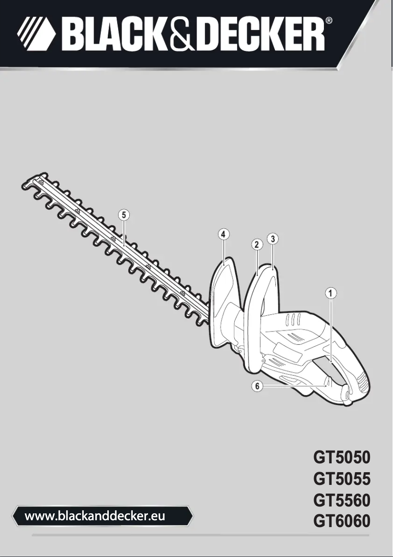 First page image of the manual for GT5050