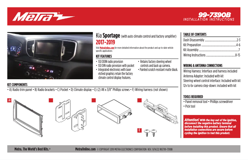 Page 1 of the manual User Manual AXESS 99-7390B