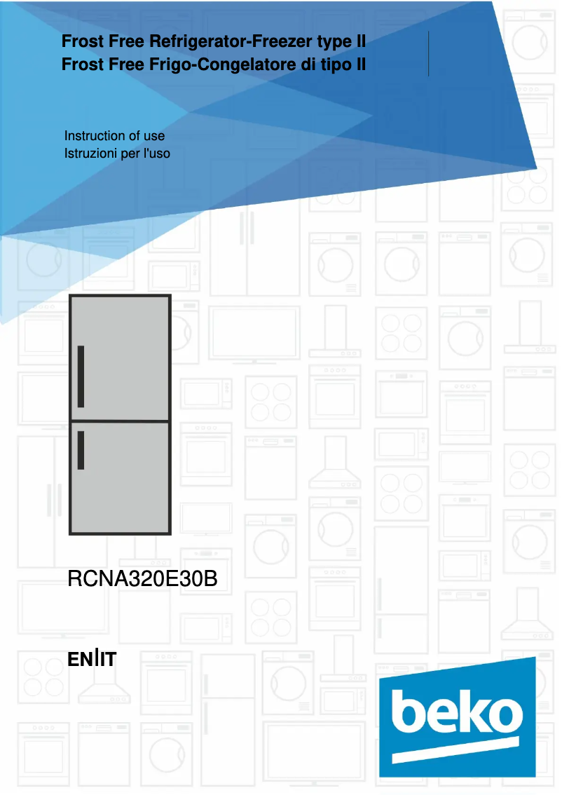 Page 1 of the manual User Manual Beko RCNA320E30B
