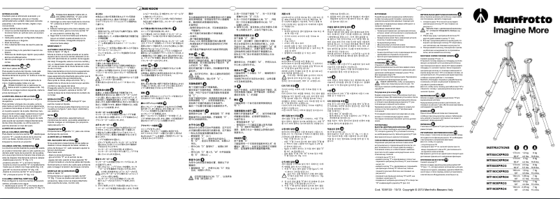 First page image of the manual for MT055XPRO3