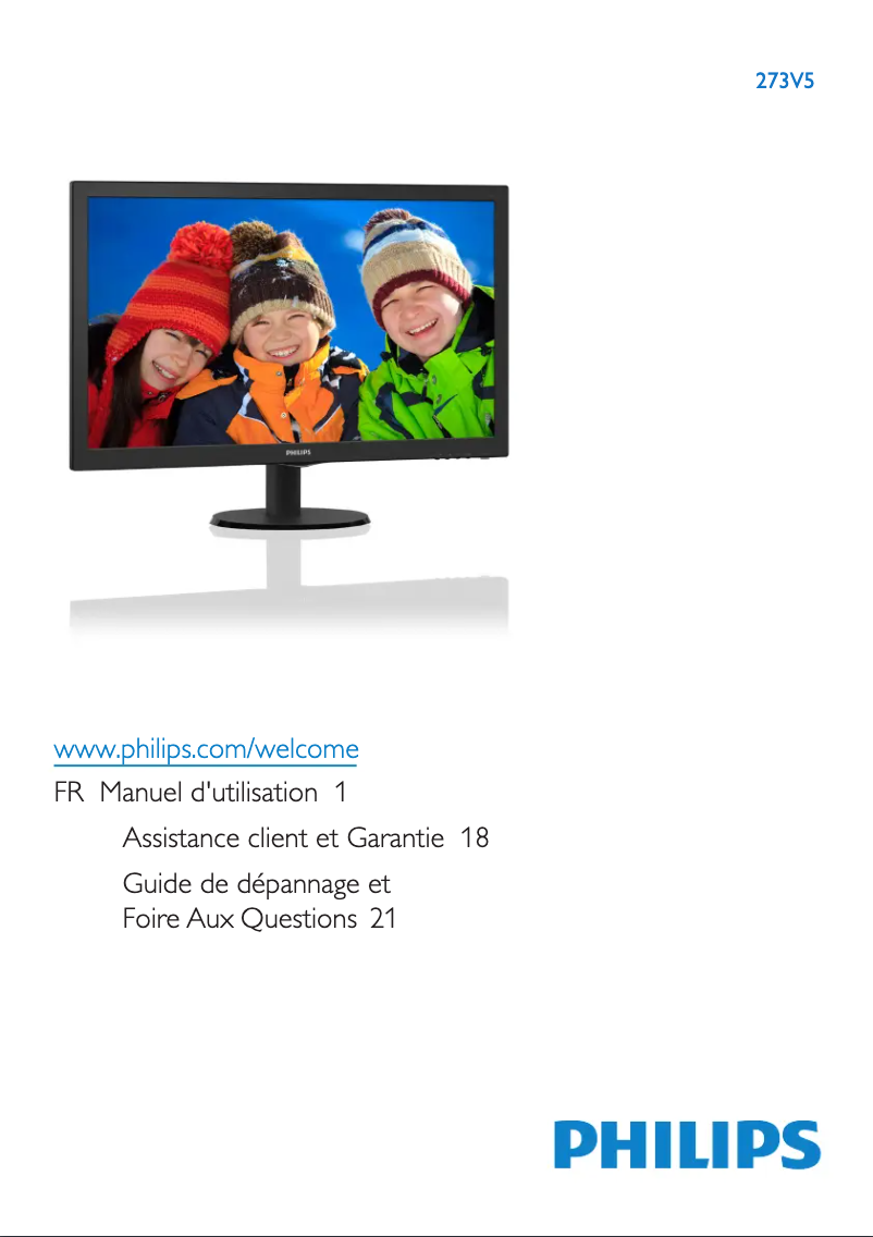 First page image of the manual for 273V5LSB