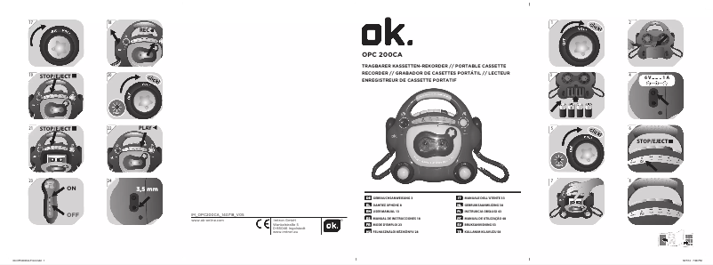 Image de la première page du manuel de l'appareil OPC 200CA