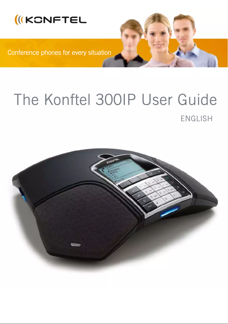 Page 1 of the manual User Manual Konftel 300IP