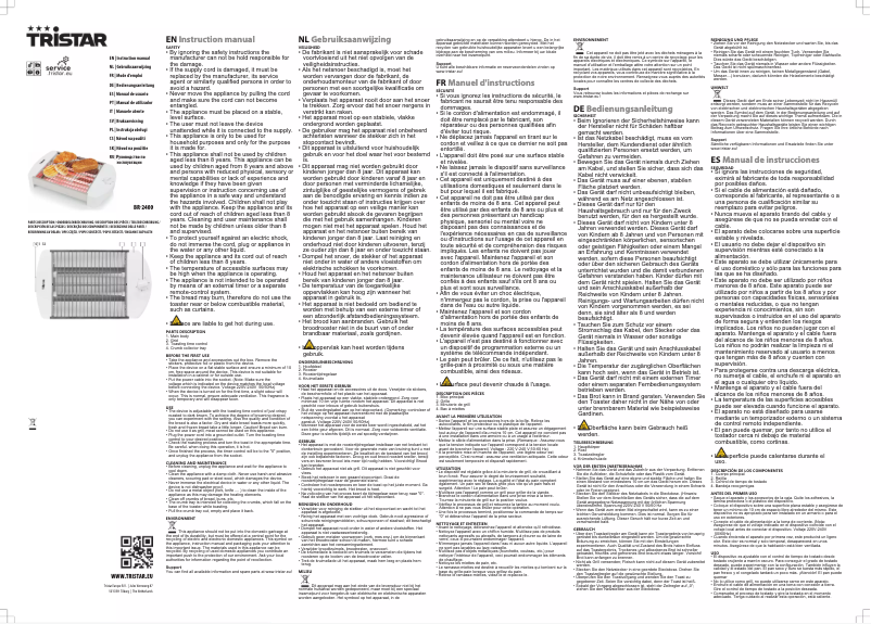 First page image of the manual for BR-2400