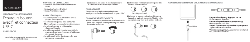 Page 1 of the manual User Manual Insignia NS-HPUSBC23