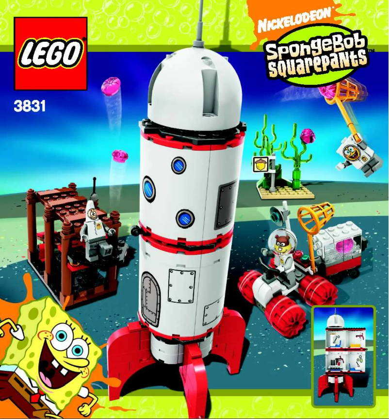 Page 1 of the manual Visual Instructions Lego Spongebob 3831