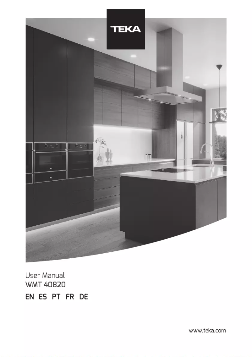 First page image of the manual for WMT 40820 WH