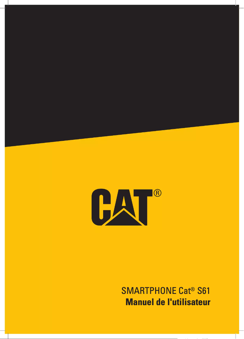 Page 1 of the manual User Manual CAT S61