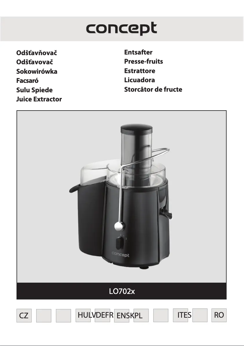 First page image of the manual for LO7028