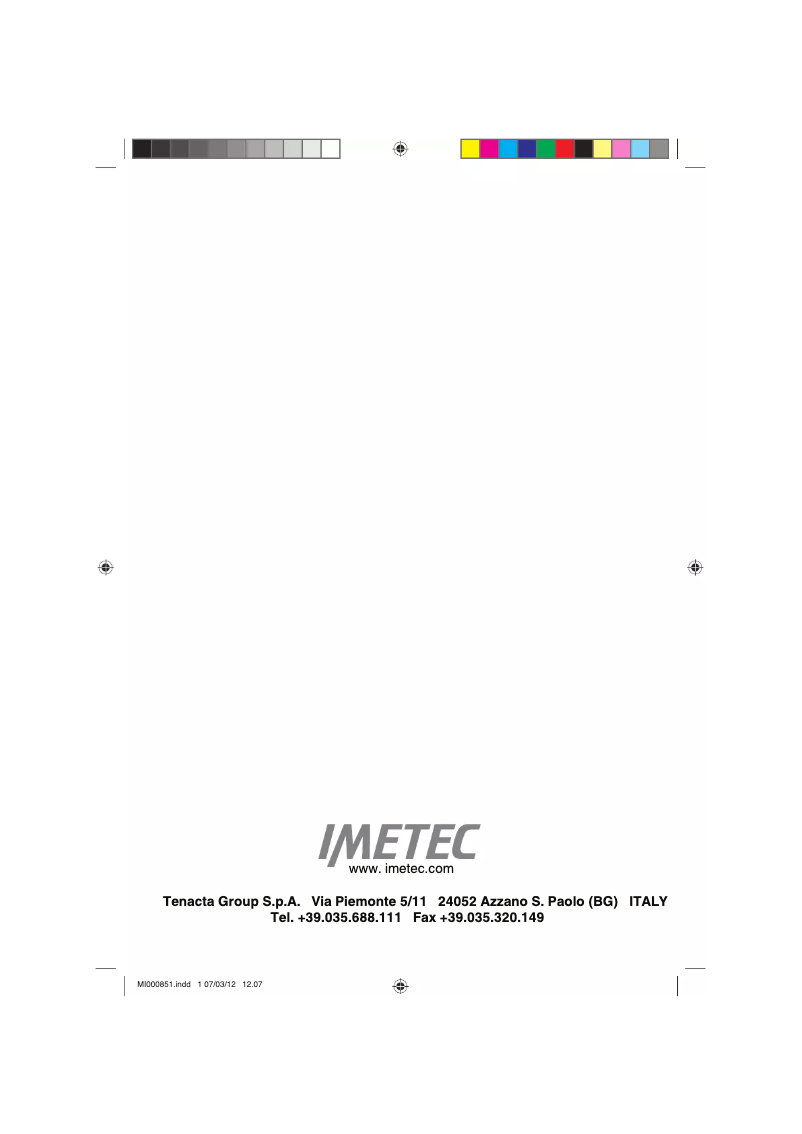 First page image of the manual for ION IFH2