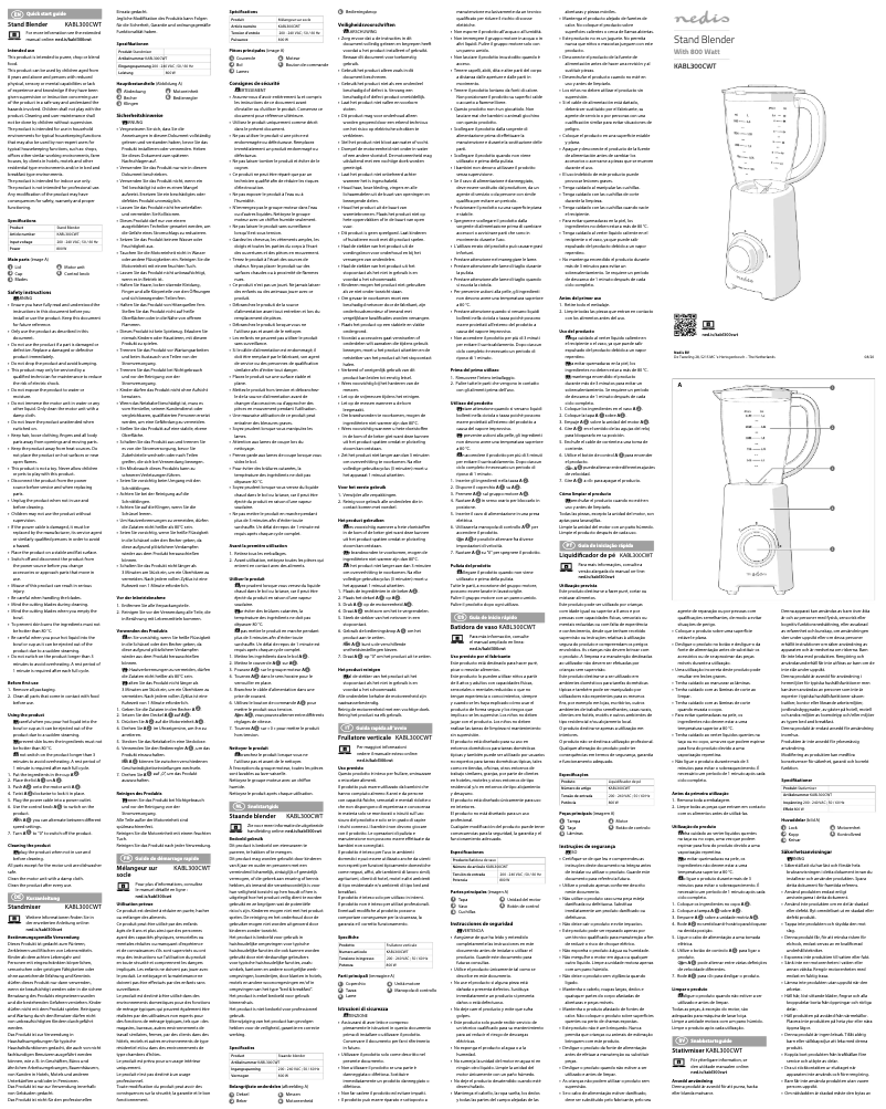 First page image of the manual for KABL300CWT