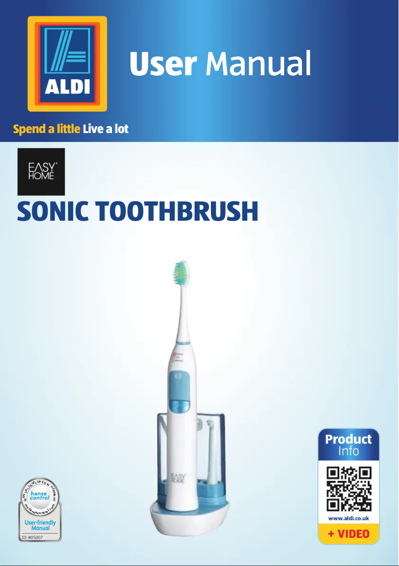 Page 1 of the manual User Manual Easy Home GT-TBs-01uk