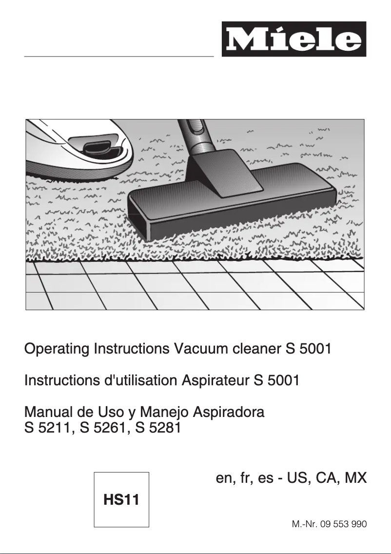 First page image of the manual for S 5481