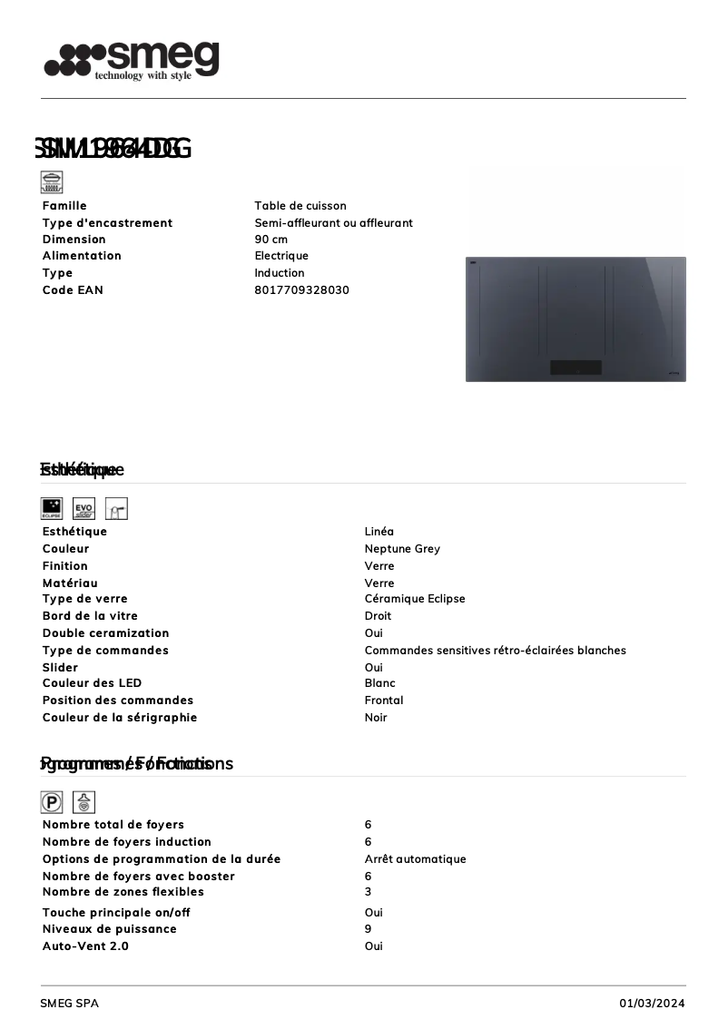 First page image of the manual for SIM1964DG