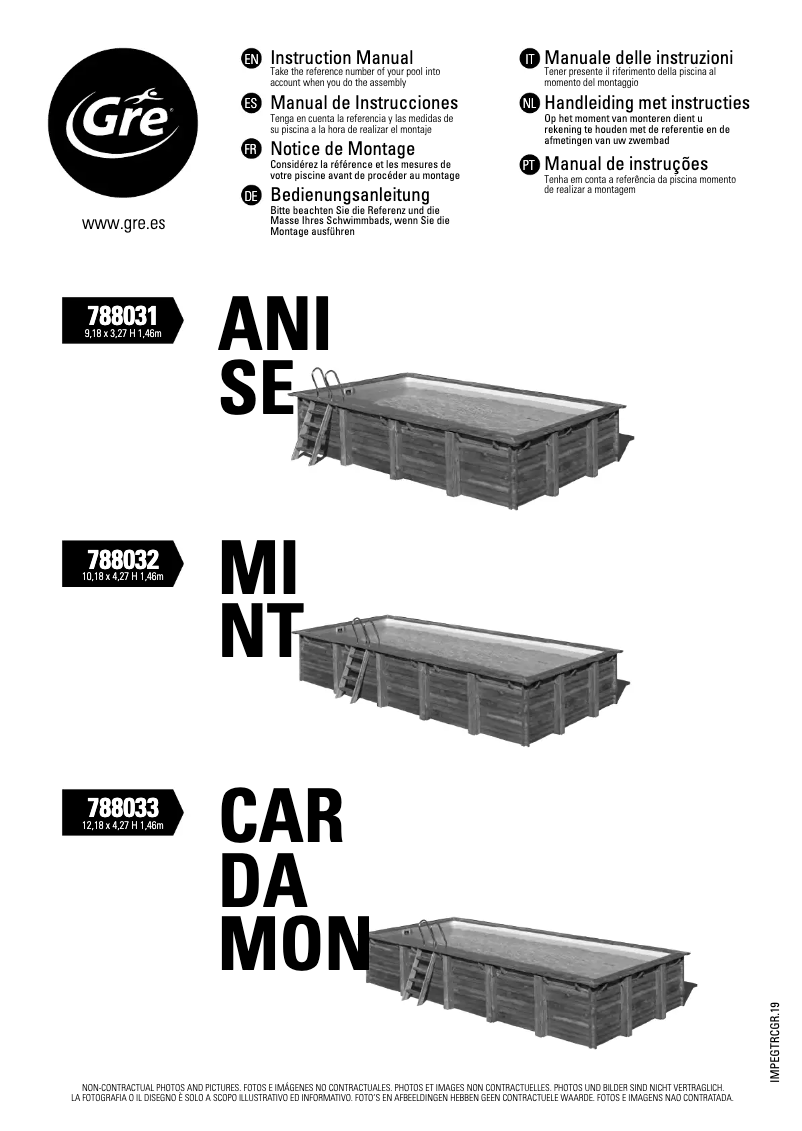 Page 1 of the manual User Manual Gre 788032