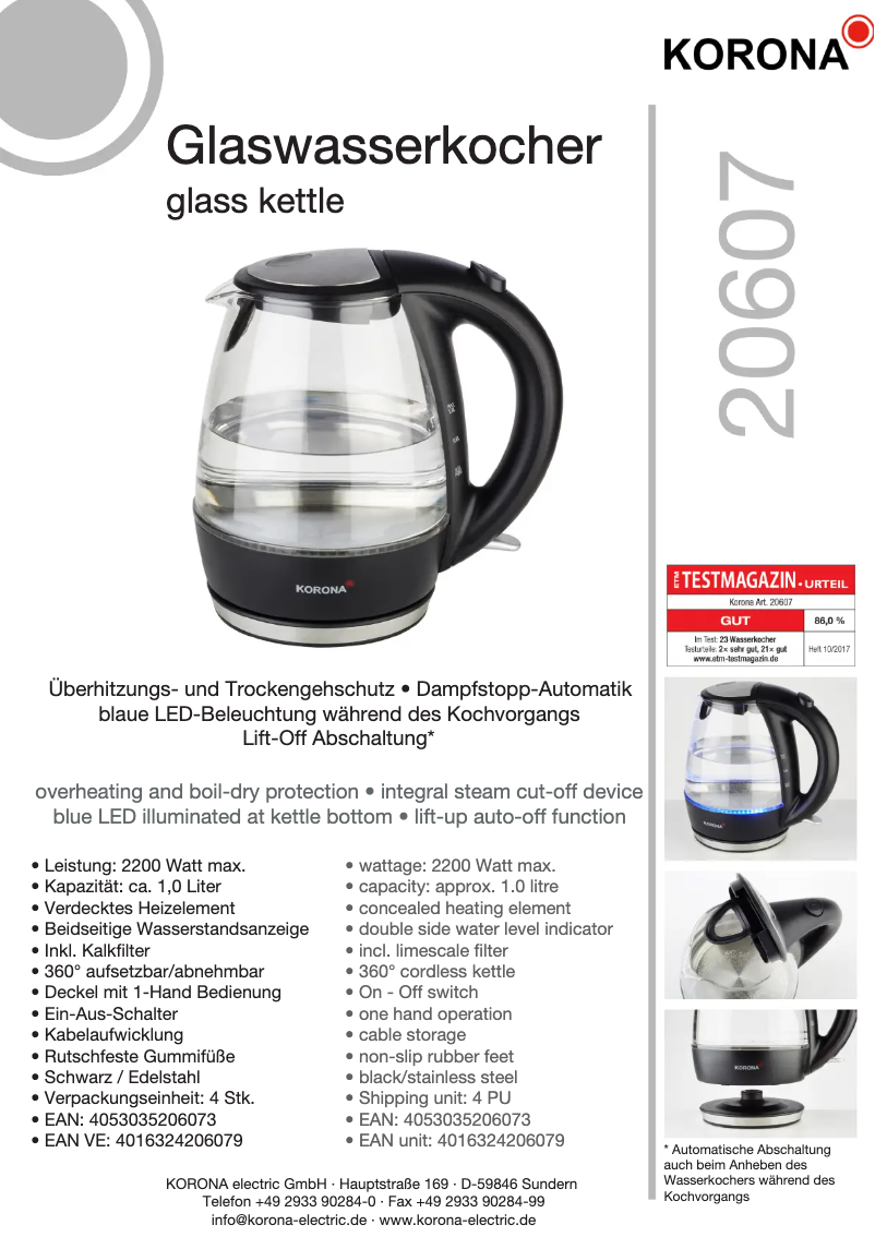 Image de la première page du manuel de l'appareil 20607