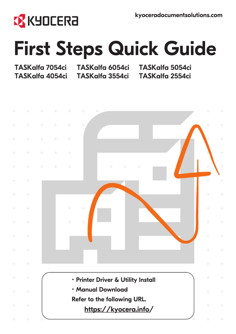 First page image of the manual for TASKalfa 7054ci