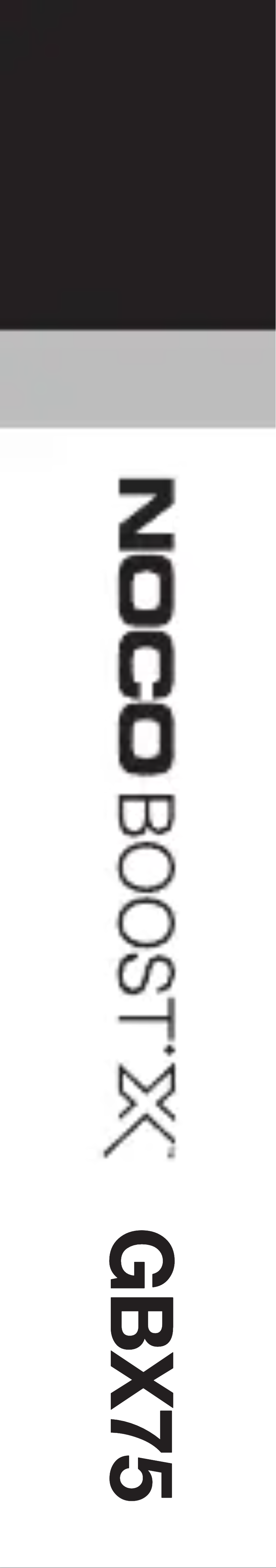 Page 1 de la notice Manuel utilisateur NOCO Boost X GBX75