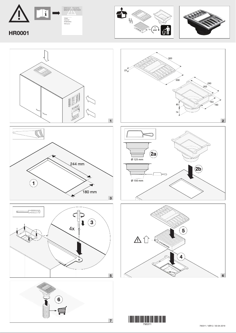 Page 1 of the manual User Manual Pelgrim HR0001