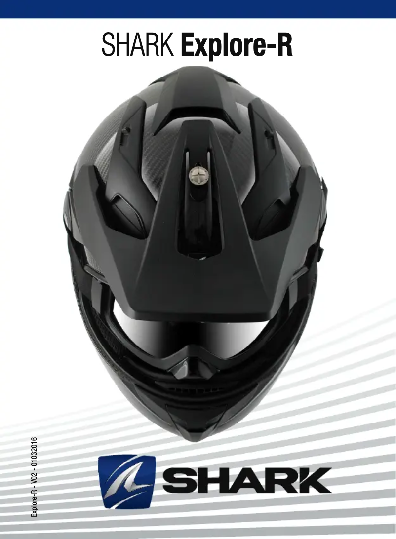 Page 1 of the manual User Manual Shark Explore-R