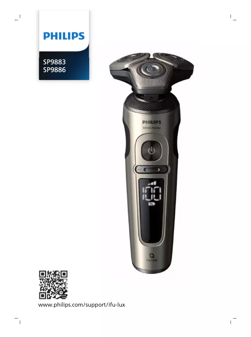 First page image of the manual for S9000 Prestige SP9883