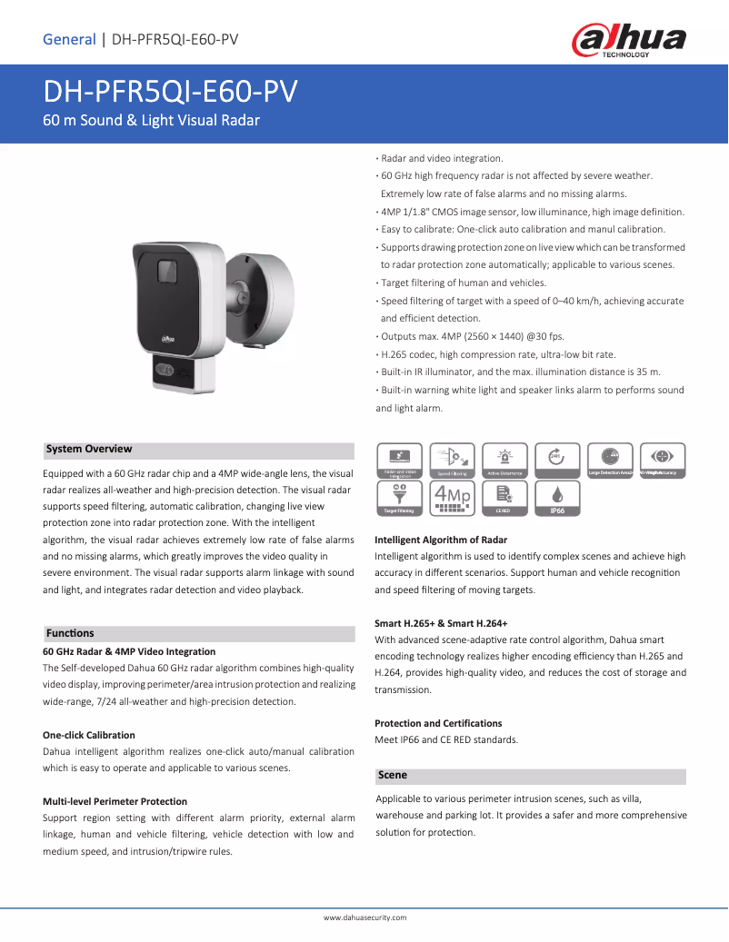 First page image of the manual for PFR5QI-E60-PV