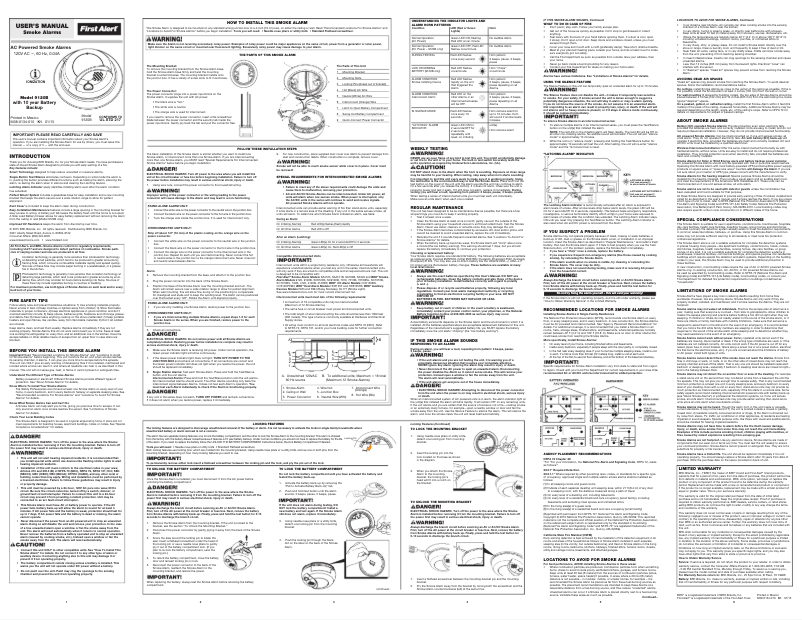 First page image of the manual for 9120LBL