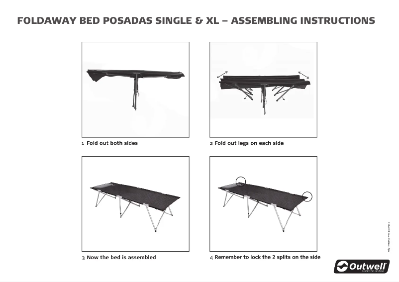 Page 1 of the manual User Manual Outwell Posadas XL