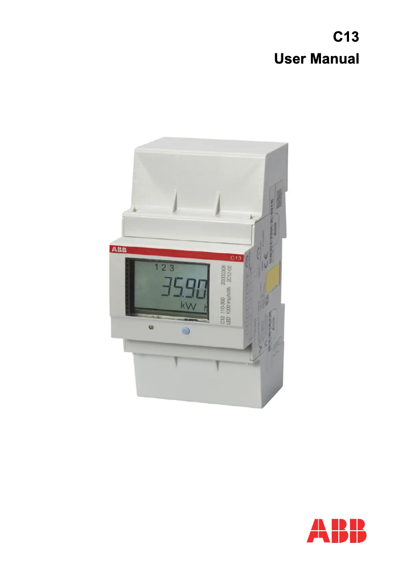 First page image of the manual for C13