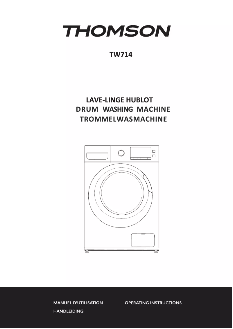 Page 1 of the manual User Manual Thomson TW714
