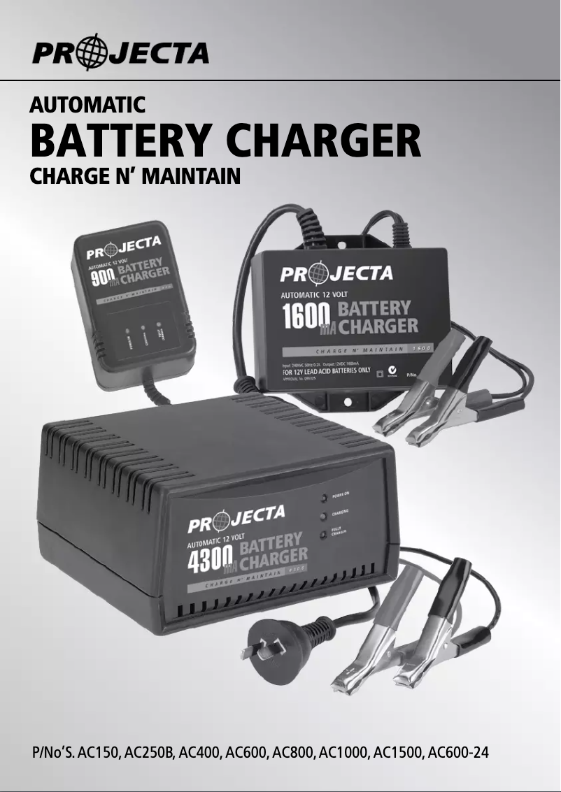 First page image of the manual for AC600-24