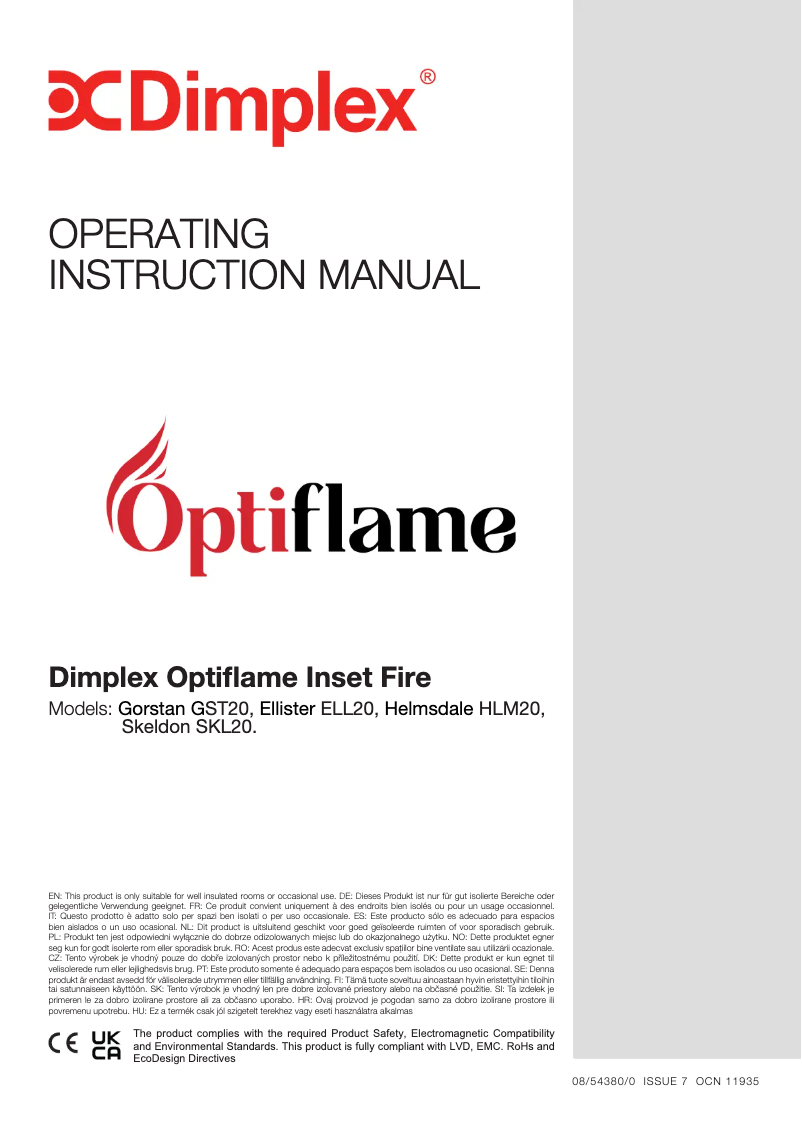 First page image of the manual for Helmsdale HLM20