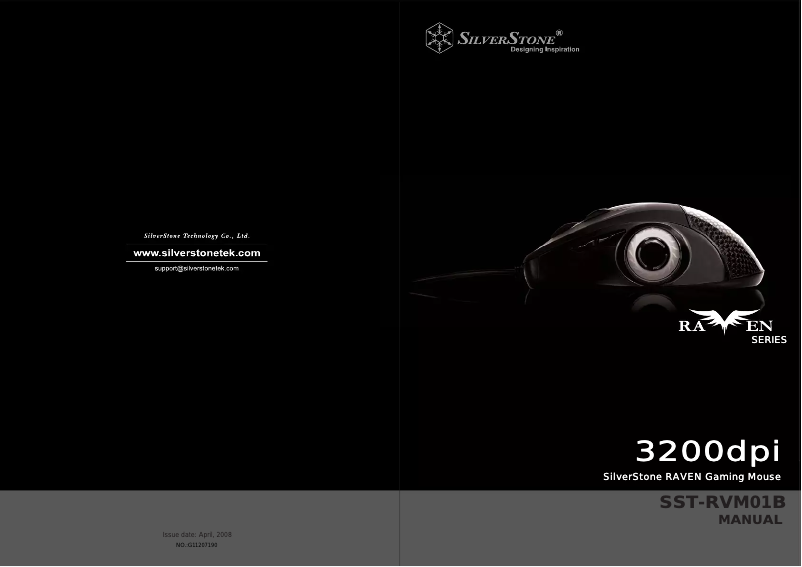 Page 1 of the manual User Manual Silverstone RVM01