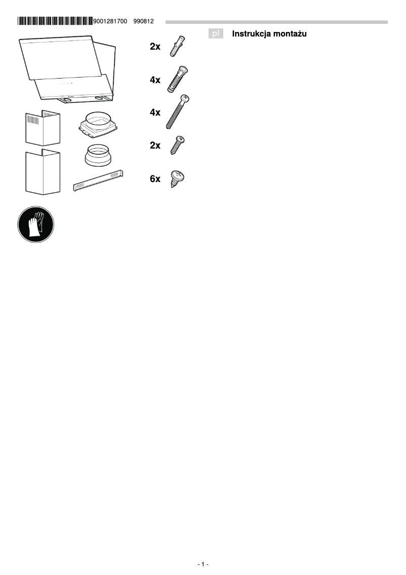 First page image of the manual for LC95KA270