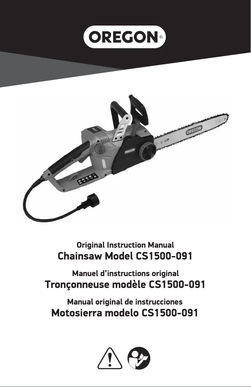 First page image of the manual for CS1500-091
