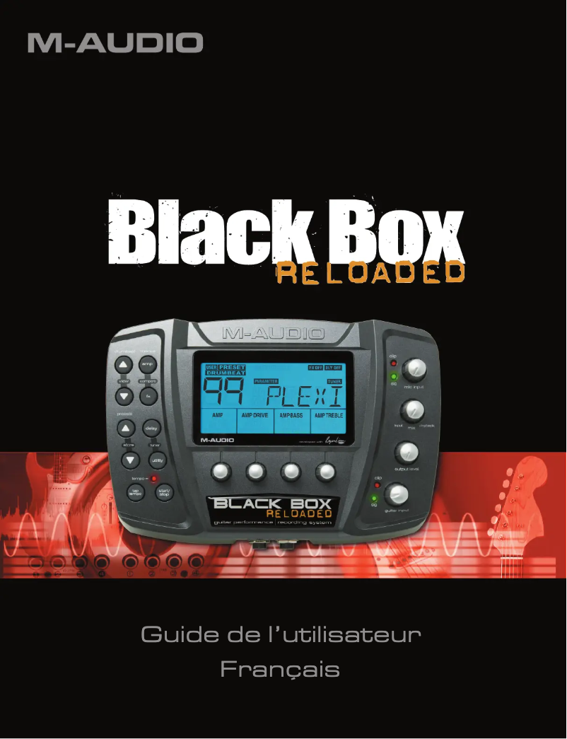 Page 1 of the manual User Manual M-Audio Black Box