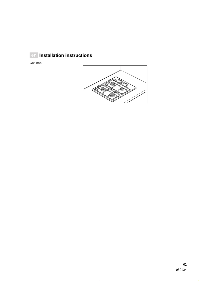 Page 1 of the manual Installation Guide Bosch PBP6C5B62M