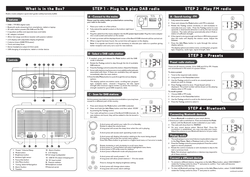First page image of the manual for REVIVAL REST