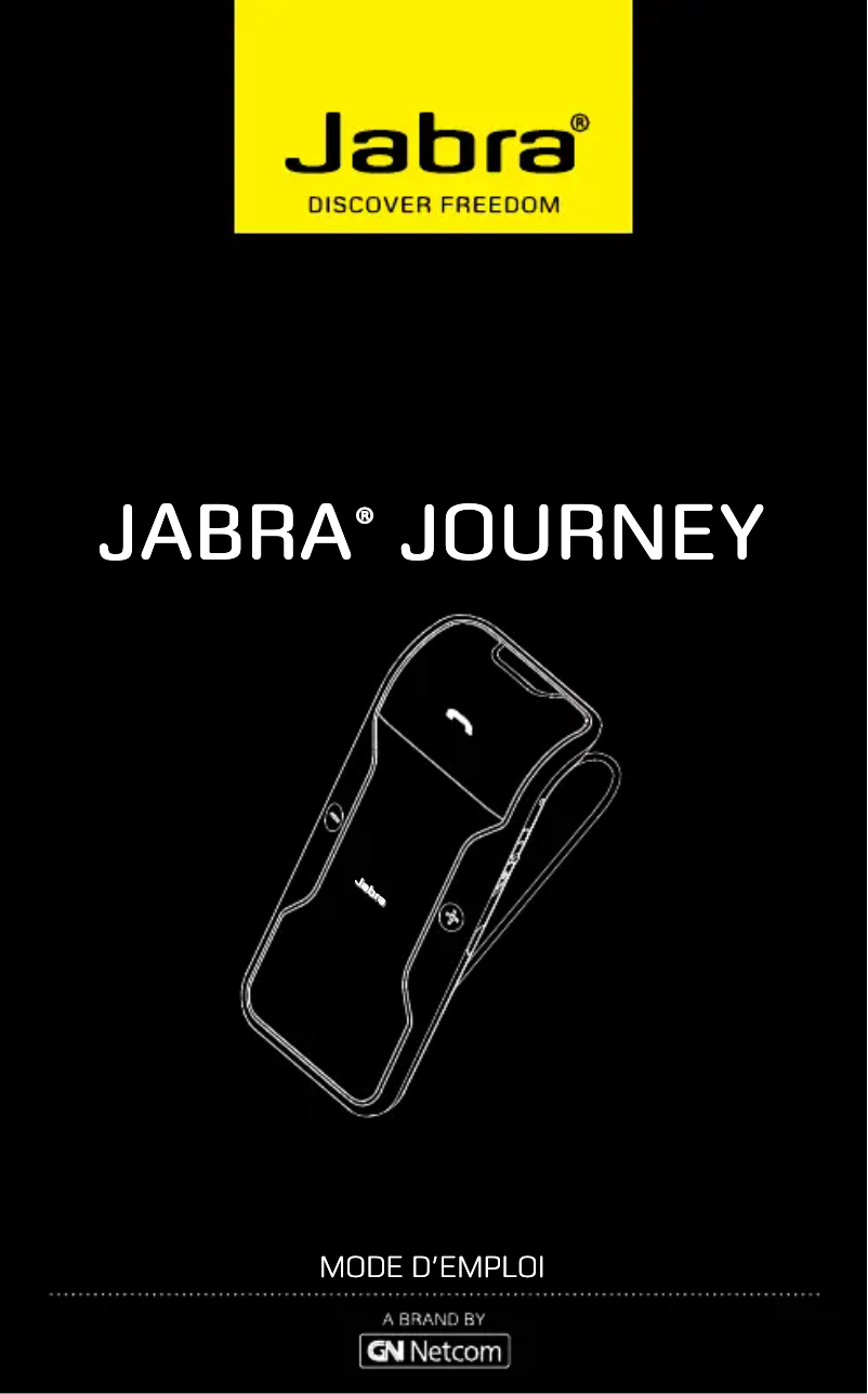 First page image of the manual for JOURNEY