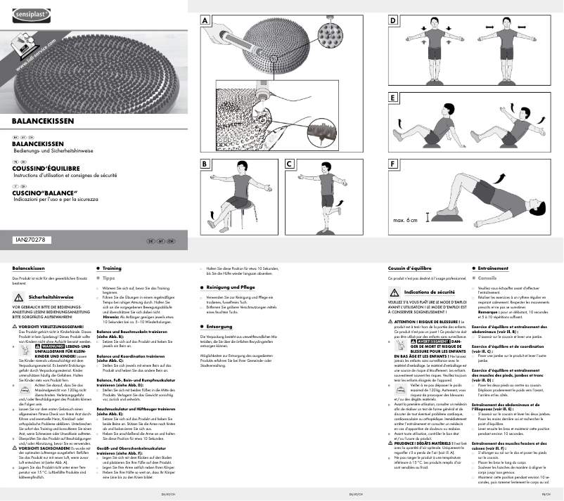 First page image of the manual for HG00103A