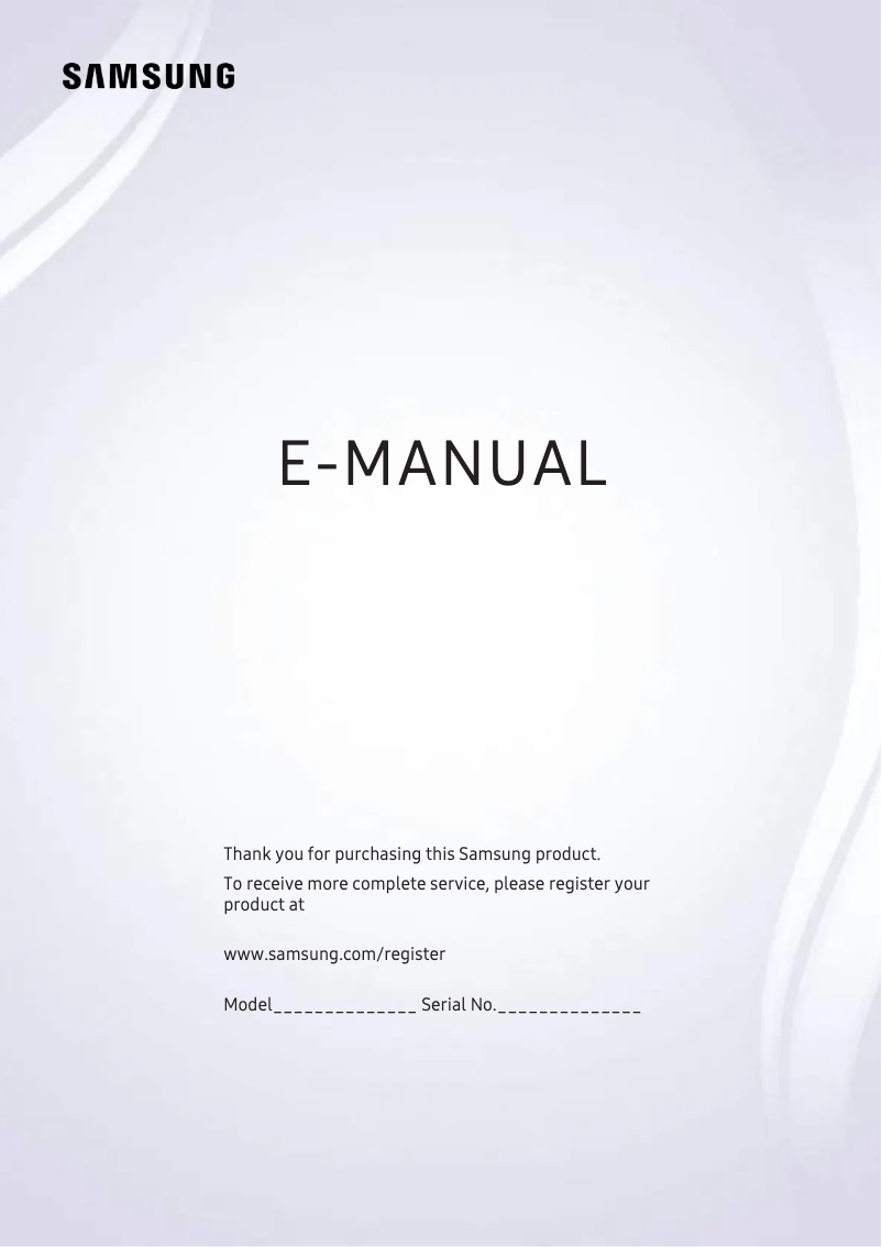 Page 1 of the manual User Manual Samsung UA60KU6000