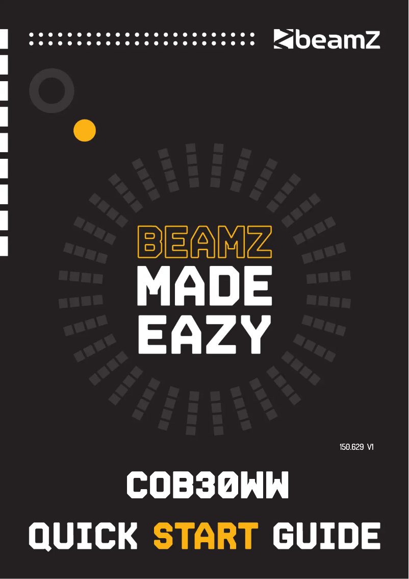 Image de la première page du manuel de l'appareil COB30WW