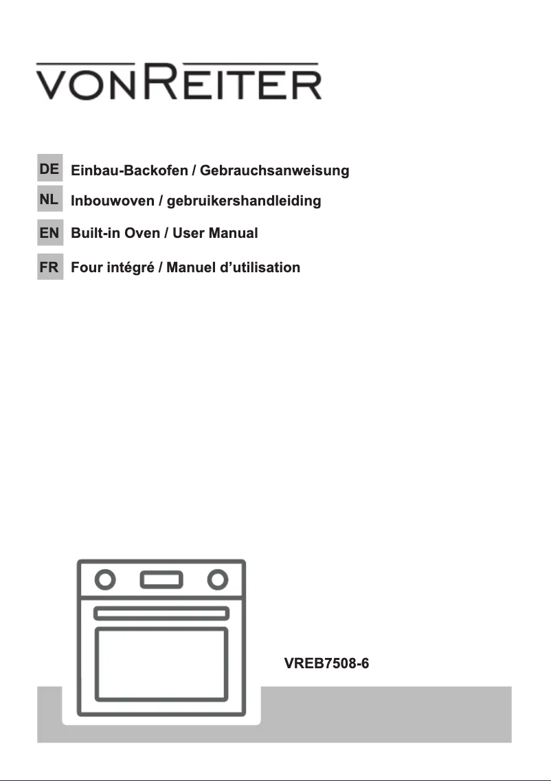 Page 1 of the manual User Manual von Reiter VREB7508-6