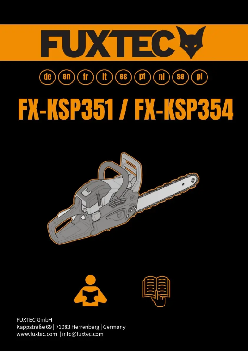 First page image of the manual for FX-KSP354